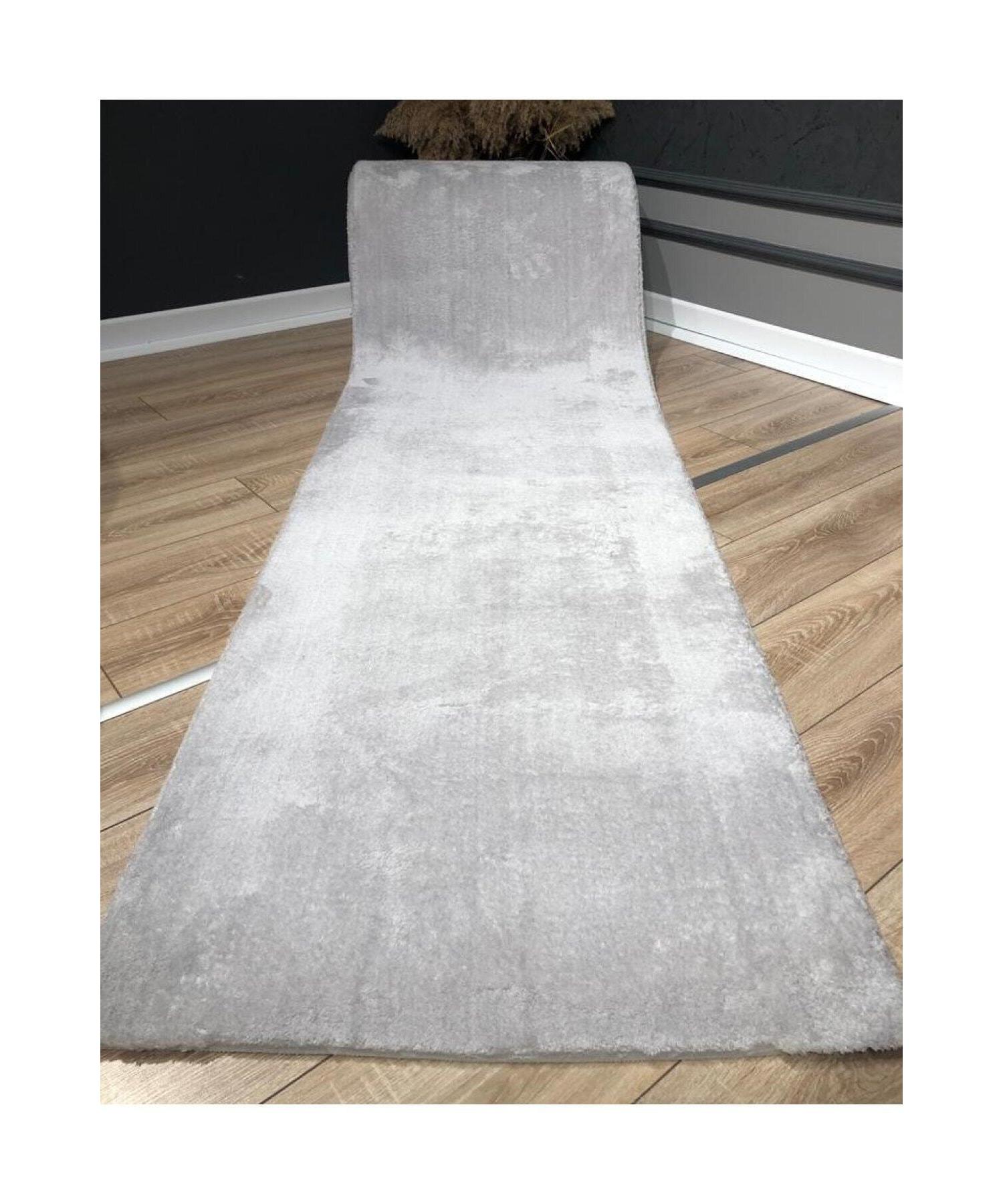 

Lux Post Plush Cut Carpet Runner Нескользящее основание Моющийся Пушистый Серый