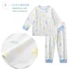 WEAR SHOW Long Sleeve Pajama Set for Boys and 11 Baby Perfect for Kindergarten and Elementary School Entrance Sea Kids' Girls, Patterns, 40-Count 100%