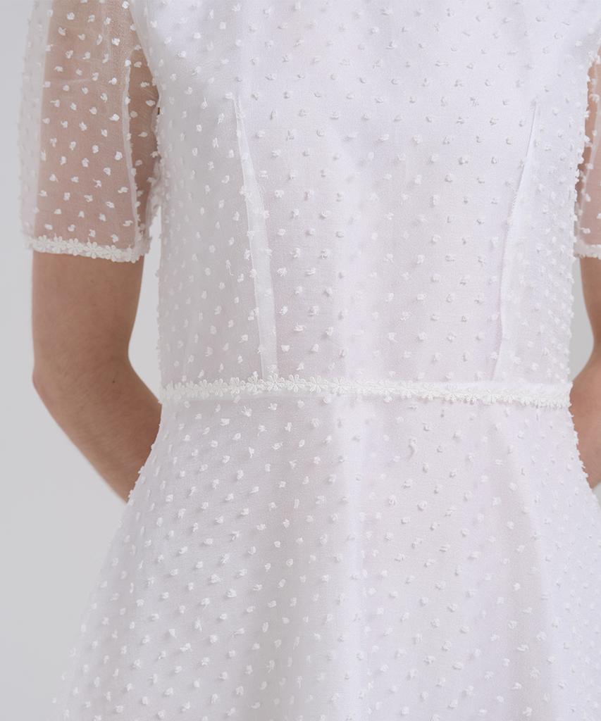 Reve Hearted Cantilena Dress - White