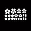 27pcs Cherry Blossom Car Stickers Sakura Decals Vinyl Waterproof Tuning Auto Accessories for Windshield Window Motorcycle