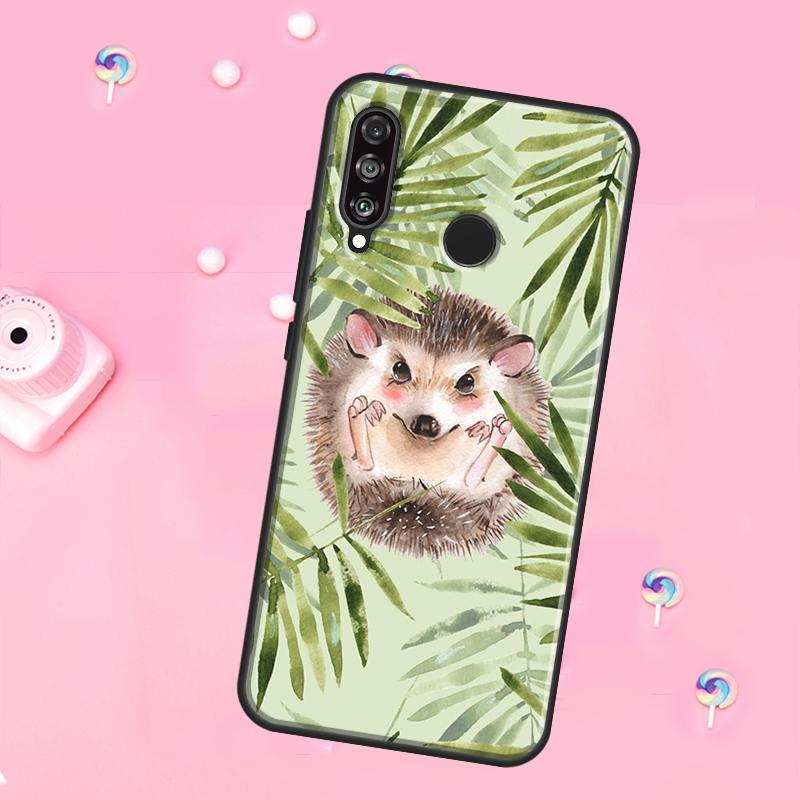 

Kawaii Hedgehog Heart For Huawei Nova 10 9 SE 3i 7i 8i 11i 12i Y73 Y90 Y70 Y72 Y61 Y91 P60 Pro P30 P40 Lite Case Huawei Nova 11i