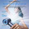 100 Gears Handheld Fan 3000mAh USB Mini Portable Rechargeable High-Speed Turbine Small Camping Fan with Rescue Flashlight