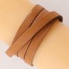 Hermes Appi 3 Bracelet Choker Brown/SilverHardware Leather 11g Unisex Used