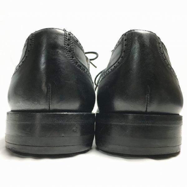 Mezlan Made in Spain Vintage Tag Cap Toe Business Shoes Black Size 9M Men's(USED)