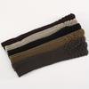 Herbst und Winter Damen Fingerlose Handschuhe mit Fischschuppenmuster, Mittellange Armstulpen, Warme Handgelenksschoner