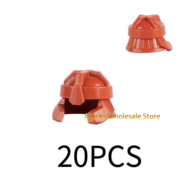 Medieval Military Castle Knight Building Blocks - King Figures with Helmet Armor and Weapon Accessories