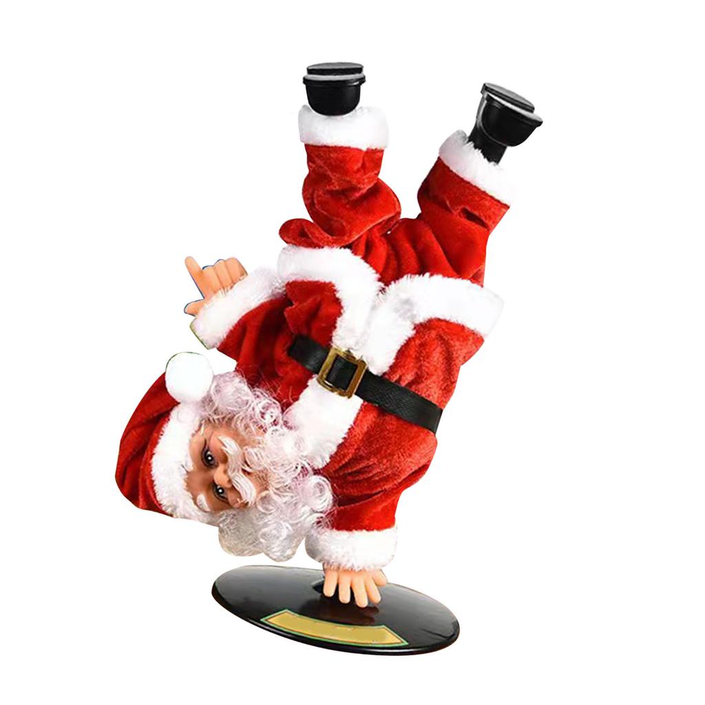 Electric Xmas Doll Toy Singing Dancing Ornaments Decorations Exquisite Musical Xmas Doll for