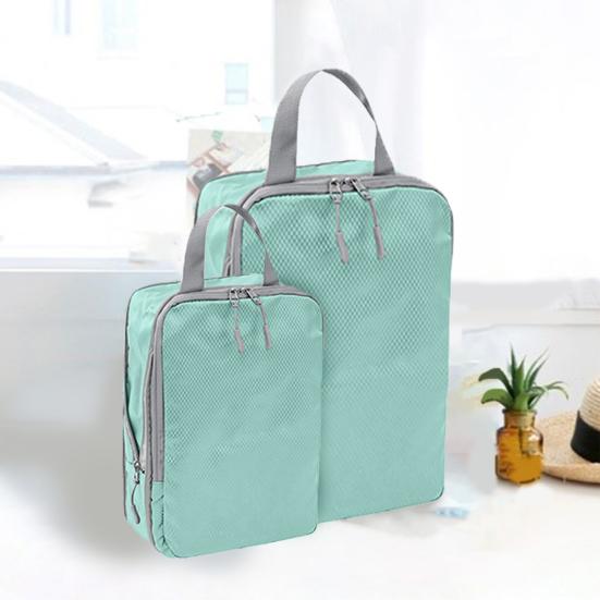 4Pcs/Set Luggage Bag Zipper Closure Folding Visible High Capacity with Handle Travel Toiletries Cosmetic Sundries Organizer Home Supply
