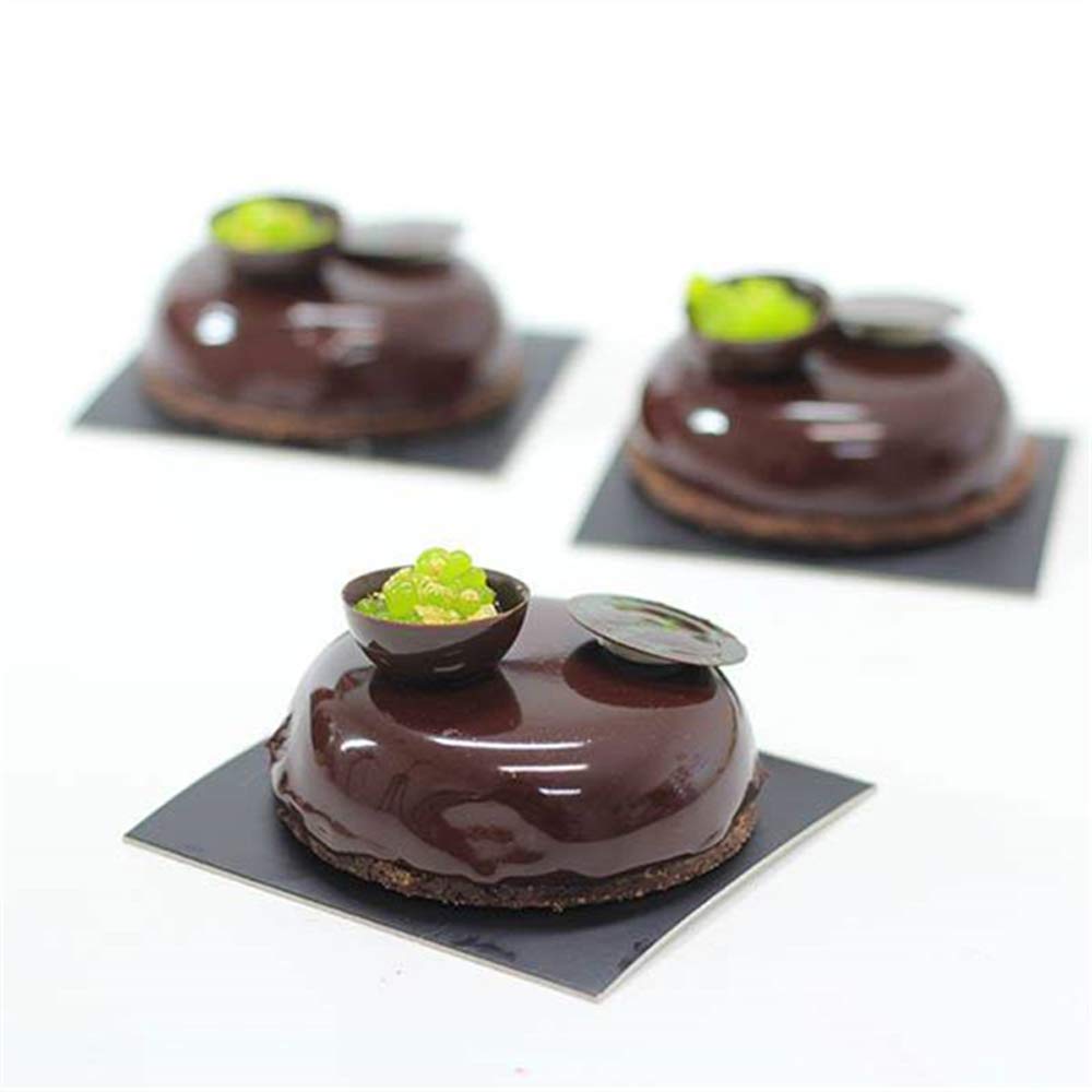 Multifunctional silicone model mousse cake mold, mousse mold, baking mold, ice cream mold (8-hole round mold)