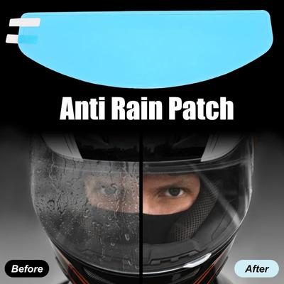 Motorradhelm Klare Antibeschlag-Regenschutzfolie Helmlinse Langlebiger Nanobeschichtungsaufkleber Moto Safety Driving Helmzubehör