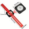 Aluminum Compass Angle Scoring Ruler Adjustable 360° Angle Marking Gauge  Line Drawing