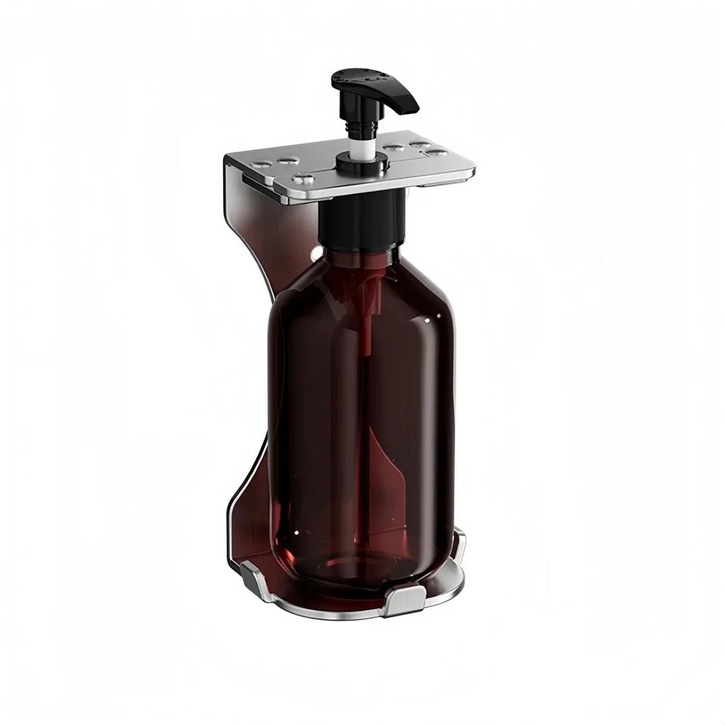 1 Set Dispenser Bottle Holder And Pump Bottle Wall Mounted Manual Soap Dispenser Shampoo Shower Gel Pump Bottle With Holder