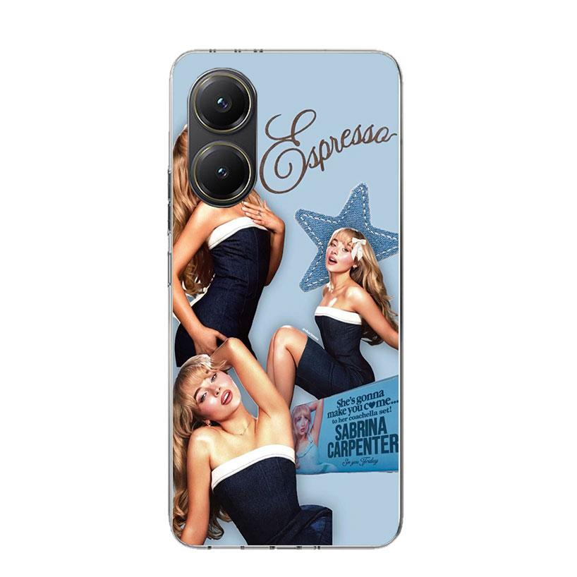 

CR66 S-Sabrina C-Carpenter Phone Case For Xiaomi Poco X7 X6 X5 Pro F7 Ultra Redmi 15C 15 13 13C 12 12C 10 10A 10C 9 9A 9C 9T Cov Xiaomi Poco X7