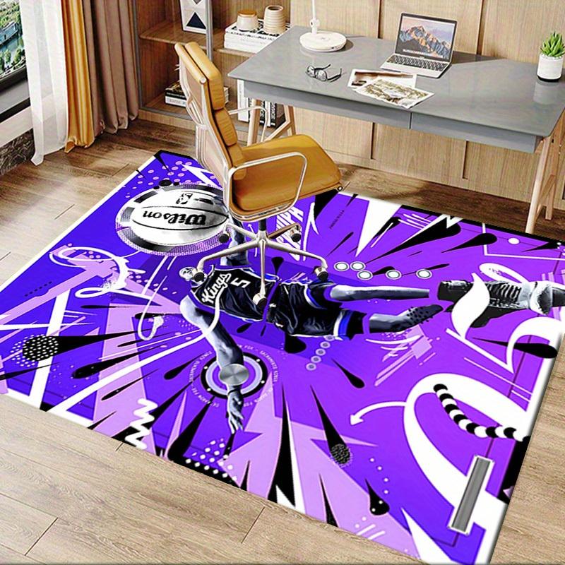Office Carpet: Basketball Player Illustration Sofa Rug, Chair Mat Protection