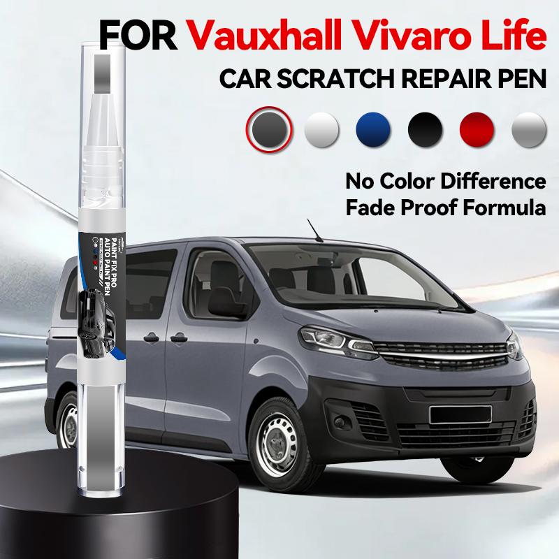 

For Vauxhall Vivaro Life Repair Pen Touch Up Scratch Remover DIY Auto Accessories White Black Yellow Blue Silver Grey