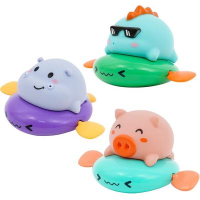 Little Cloud Infant Bath Play Toy Set of 3 Baby Animals Korean Childrens Toys