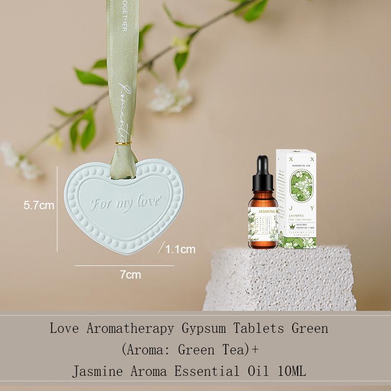 1Pc Car Hanging Perfume Aromatherapy Gypsum Home Air Freshener Rearview Mirror Pendant Car Accessories Interior Decoration Woman