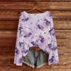 Women's Long Sleeve Halloween Print Knit Pullover Top Round Neck Casual Sweater