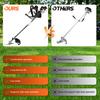 52CC 2-Stroke Gas Powered Lawn Mower with Ergonomic Handle, Powerful Engine Weed Trimmer Lawn Mower, Gas Powered Hedge Trimmer, Weed
