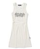 Notponerd W Ashen Dawn Thorn Logo Mini Dress - Ivory