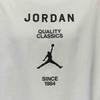 Jordan Alphabet Print Round Neck Short Sleeve T-Shirt Women Tops White FZ0618-133