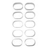 Sturdy Cheese Cake Rings Aluminum Alloy Half Cooked Molds (Pack of 10)