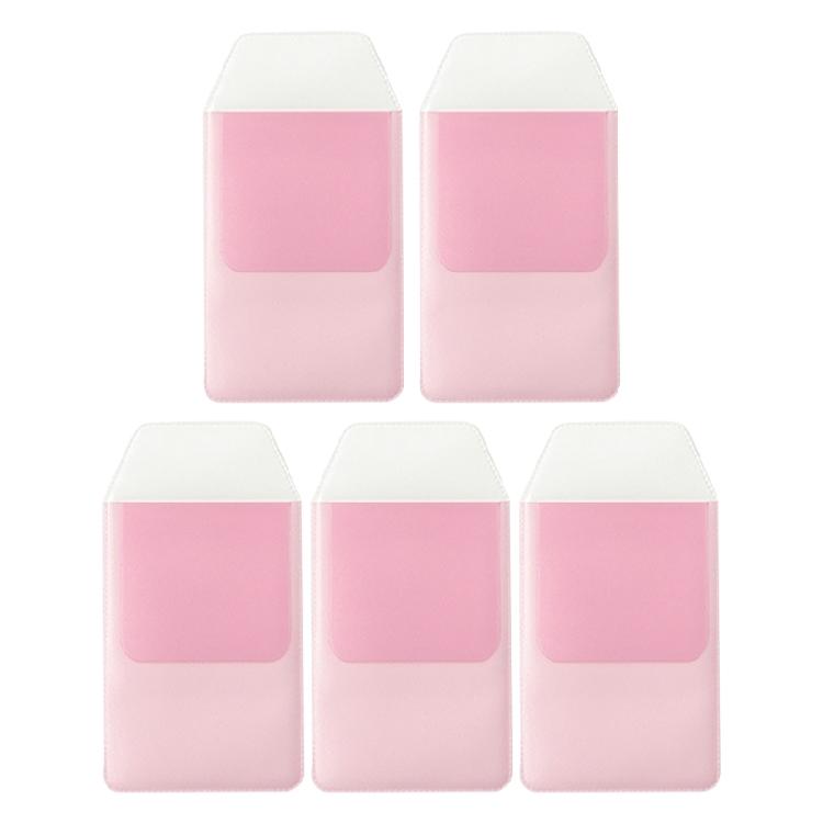 

Pen Bag Insert Type Pen Bag Pencil Holder PVC Pen Bag розовый