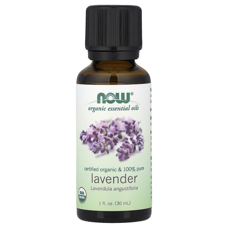 Organic Essential Oils, Lavender, 1 fl oz (30 ml)