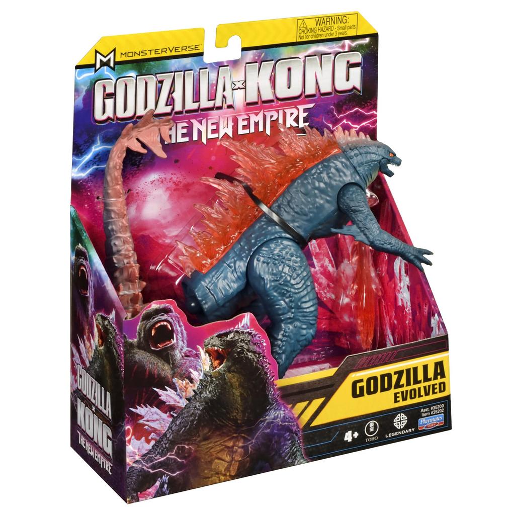 Playmates Toys Godzilla x Kong 6-inch Godzilla Evolution (with Heat Ray), 35202