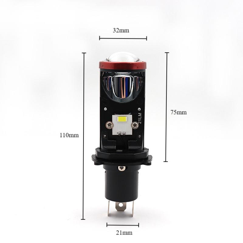 80W 16000LM Plug-in H4 auto světlomet LED Mini Projecto Lens Automobils Žárovka vysoko/tlumených světel