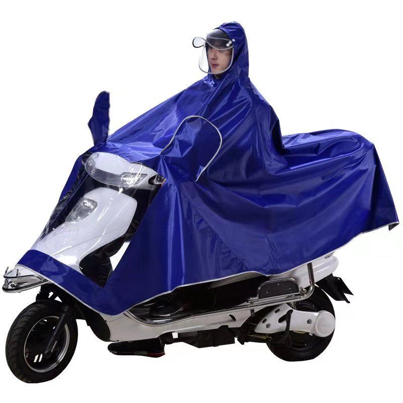 Mantella Pioggia Spessa Unisex per Scooter Elettrico/Bicicletta: Attrezzatura Antipioggia Torrenziale per Adulti