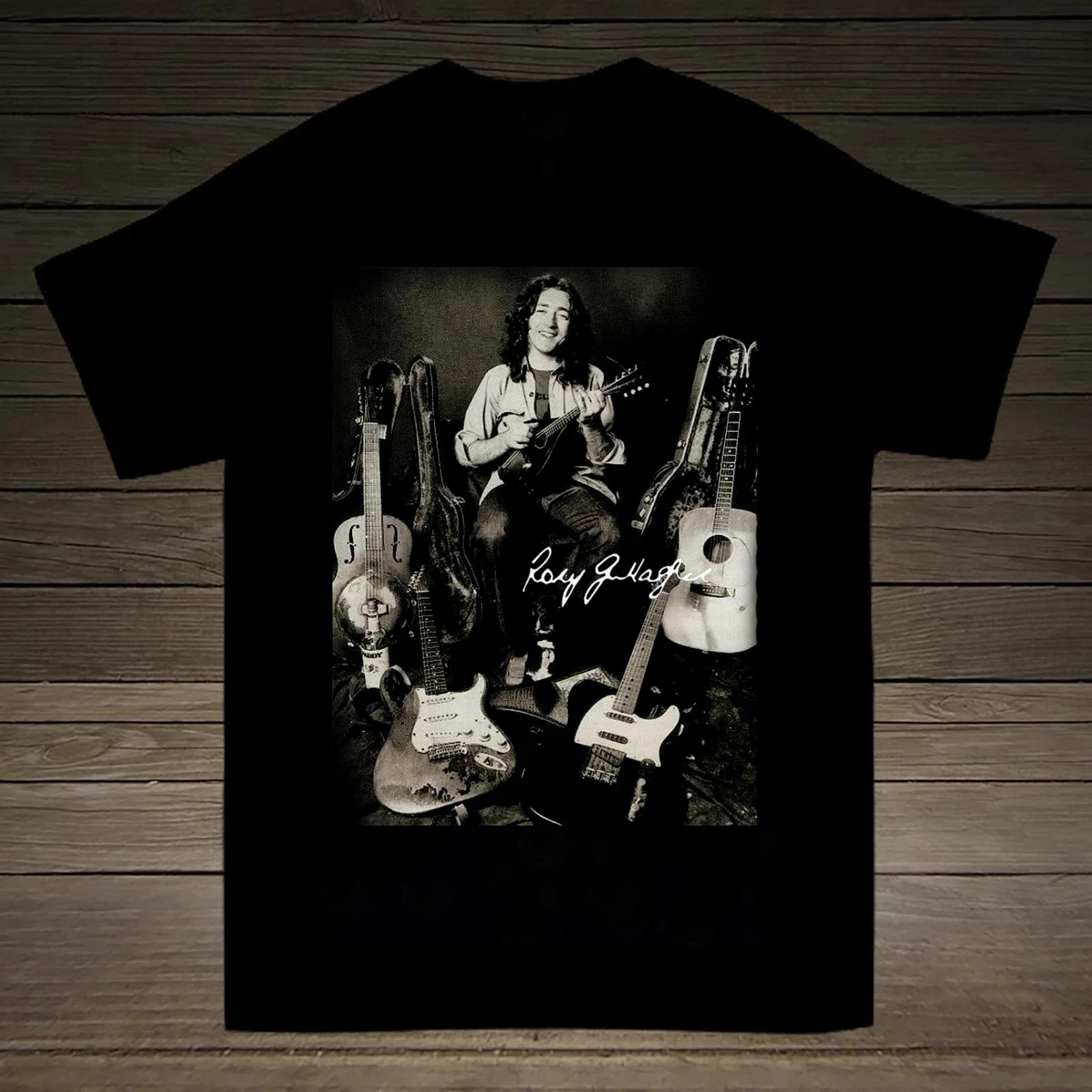 Rory Gallagher Basic Gift For Fan Cotton Black S-5XL Unisex T-Shirt XS