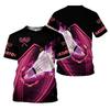 Nowy spersonalizowany męski T-shirt z kreskówkowym królikiem w stylu ulicznym z krótkim rękawem i szybkoschnącej tkaniny, wygodny