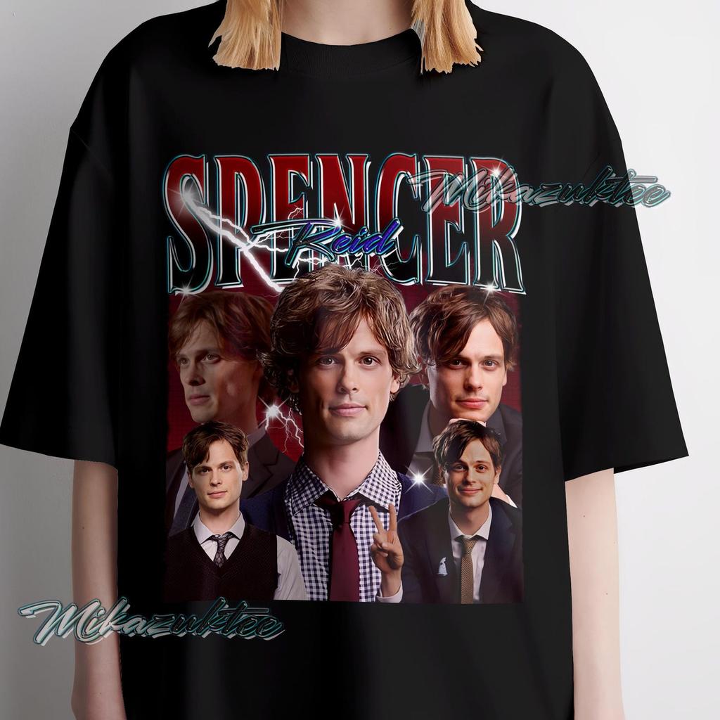 Spencer Reid Vintage Graphic Tee, Criminal Minds Shirt