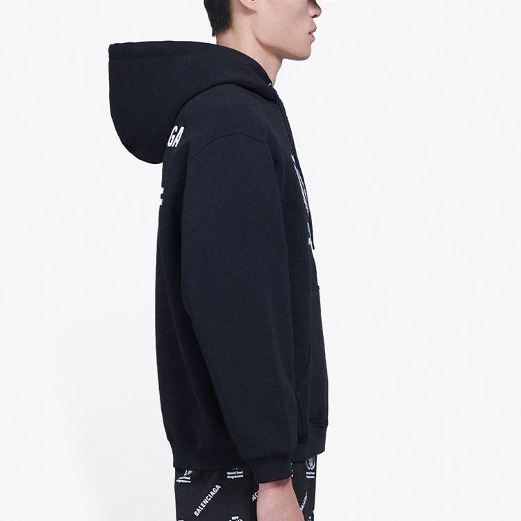Balenciaga X Wfp Sweatshirt Men's Black 600583THV831000