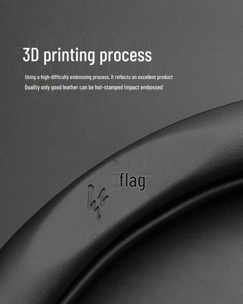 Genuine Leather & Suede Carbon Fiber Steering Wheel Cover for Hongqi H5/H9/EQM5/H7/EHS9