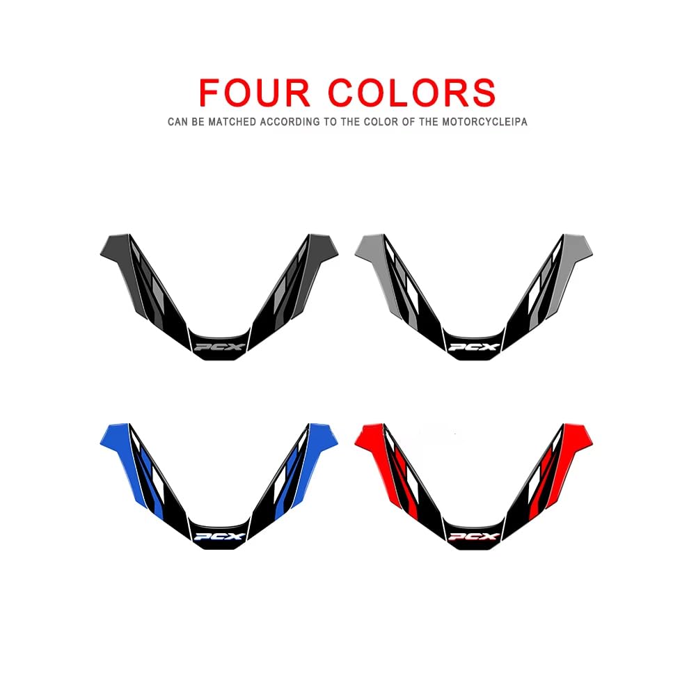 FOR PCX 160 PCX160 2025 Anti-slip Front Sticker Anti-Scratch Protective Sticker Film Armor Modification Accessories (Red) [Parallel Import]