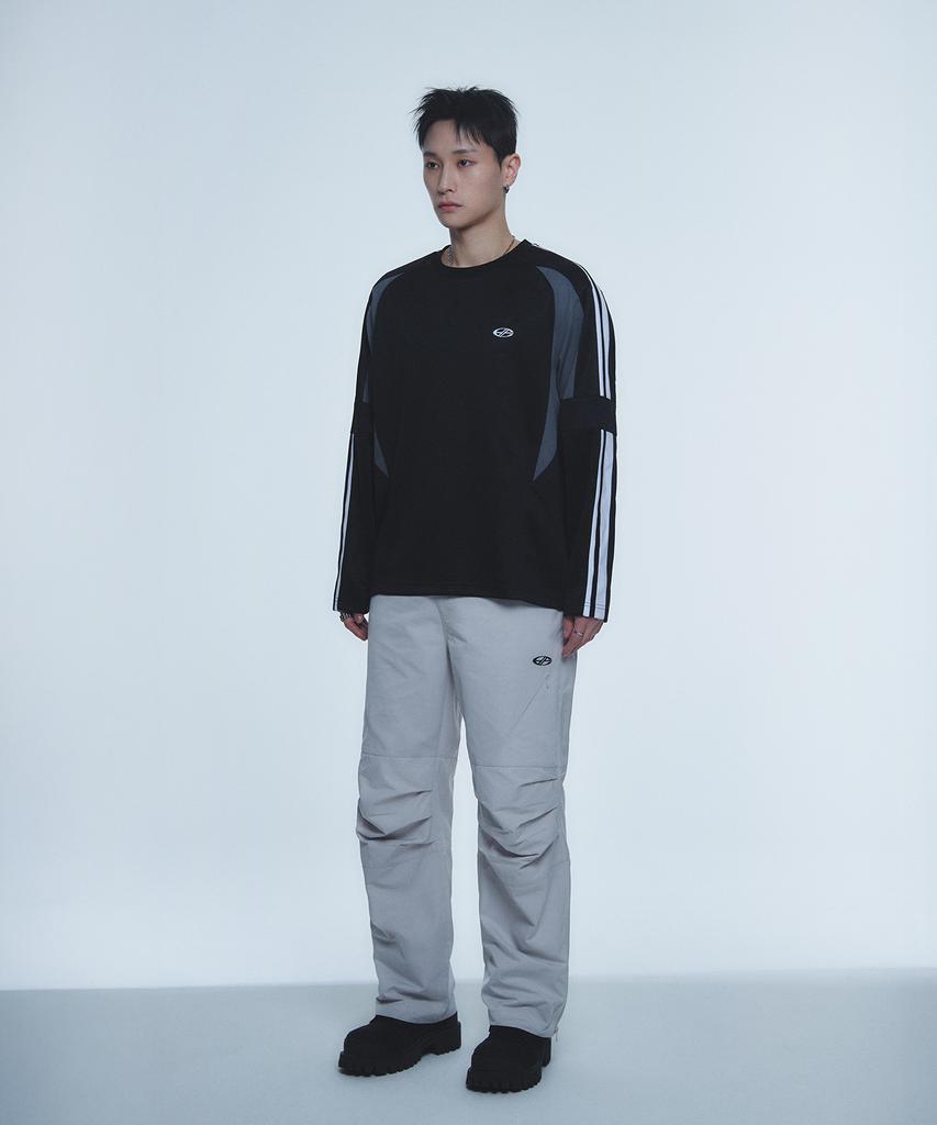 Hyeonpiteu Curved Long Sleeve-[Black]
