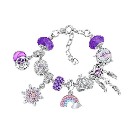 Bracelet DIY Advent Calendar 2025 Bracelet Making Kit Christmas Charm Beads Countdown Calendar Jewelry Making Kit for Adults Teens Girls Xmas Gifts