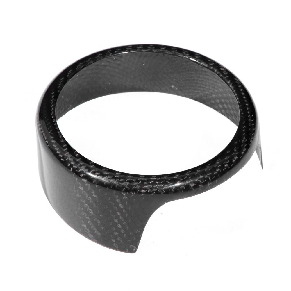 Carbon Fiber Front Grill Badge Sign Surround Bracket Trim Fit for Alfa Romeo Giulia 17 19