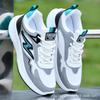 White sneakers spring and autumn new lightweight running shoes soft sole non-slip air cushion elastic student shoes