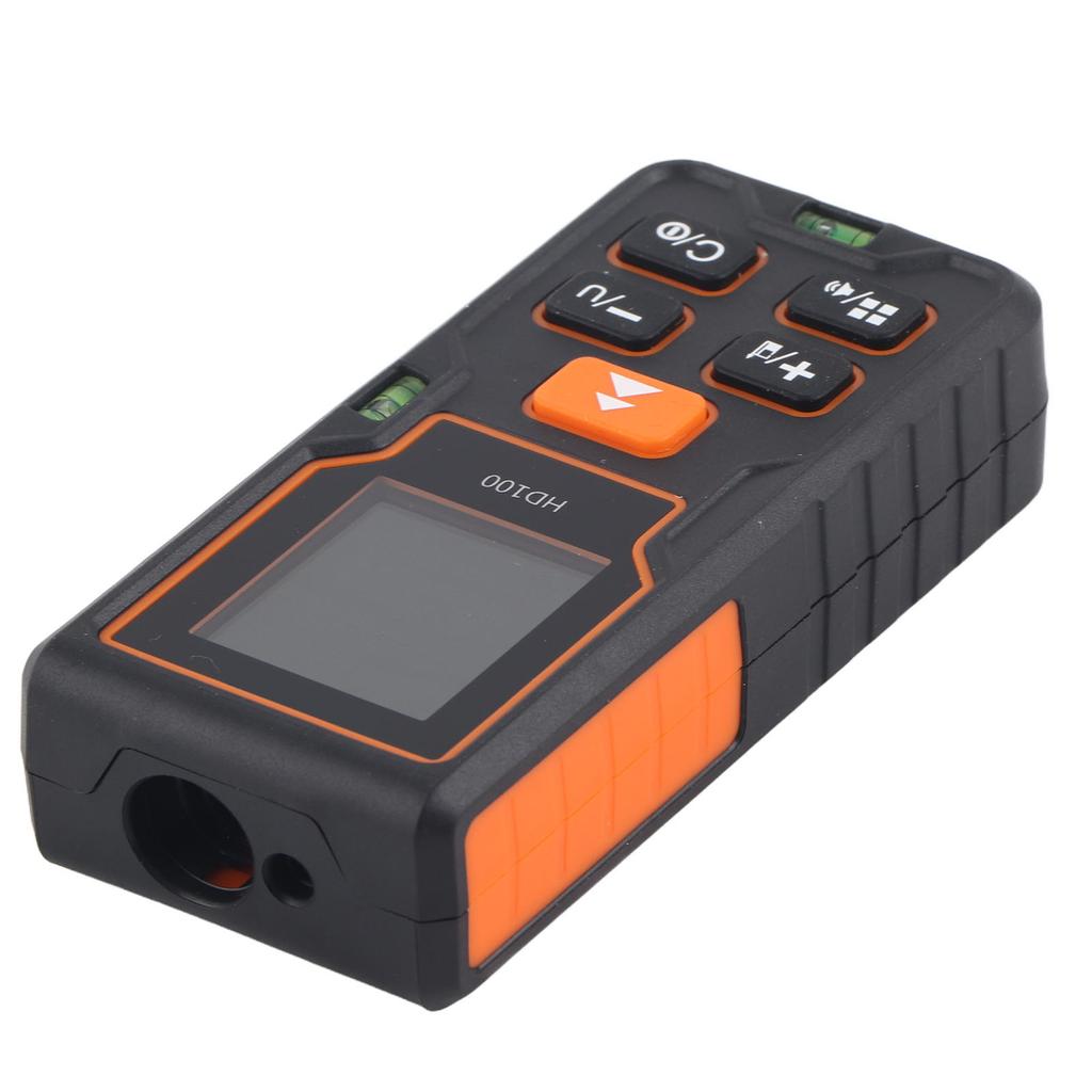 LCD Display Infrared Rangefinder Handheld Laser Distance Meter with Double Bubble HD100