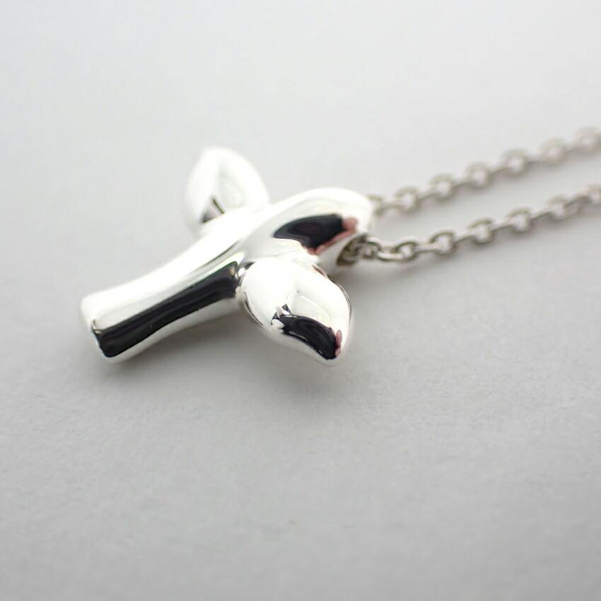 [Używany] TIFFANY 925 Naszyjnik z zawieszką w kształcie ptaka j52-5