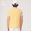 HAZZYS Men's Summer Relaxed-Fit Waffle Crew Neck T-Shirt