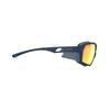 RUDYPROJECT Agent Q Blaue Laserlinse 68mm Sonnenbrille, Marineblau/Mehrfarbig Orange, SP704047-0000, Breite