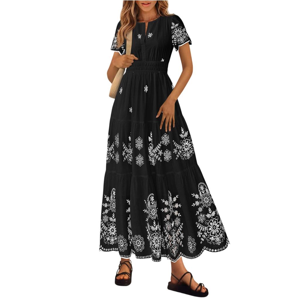 Women's Fashionable Casual -color Dress