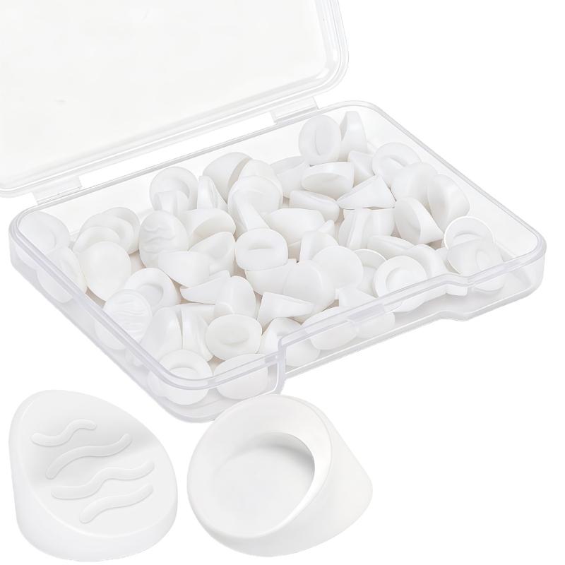 100Pcs Round Entry Door Plug Replacement Impact Resistant Silicone Screw Hole Plugs for Doors Window Enduring 1