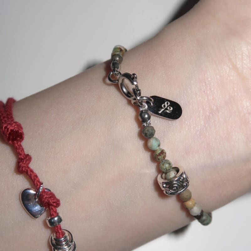 821WEBSERVICE turkey spin bracelet (brown)