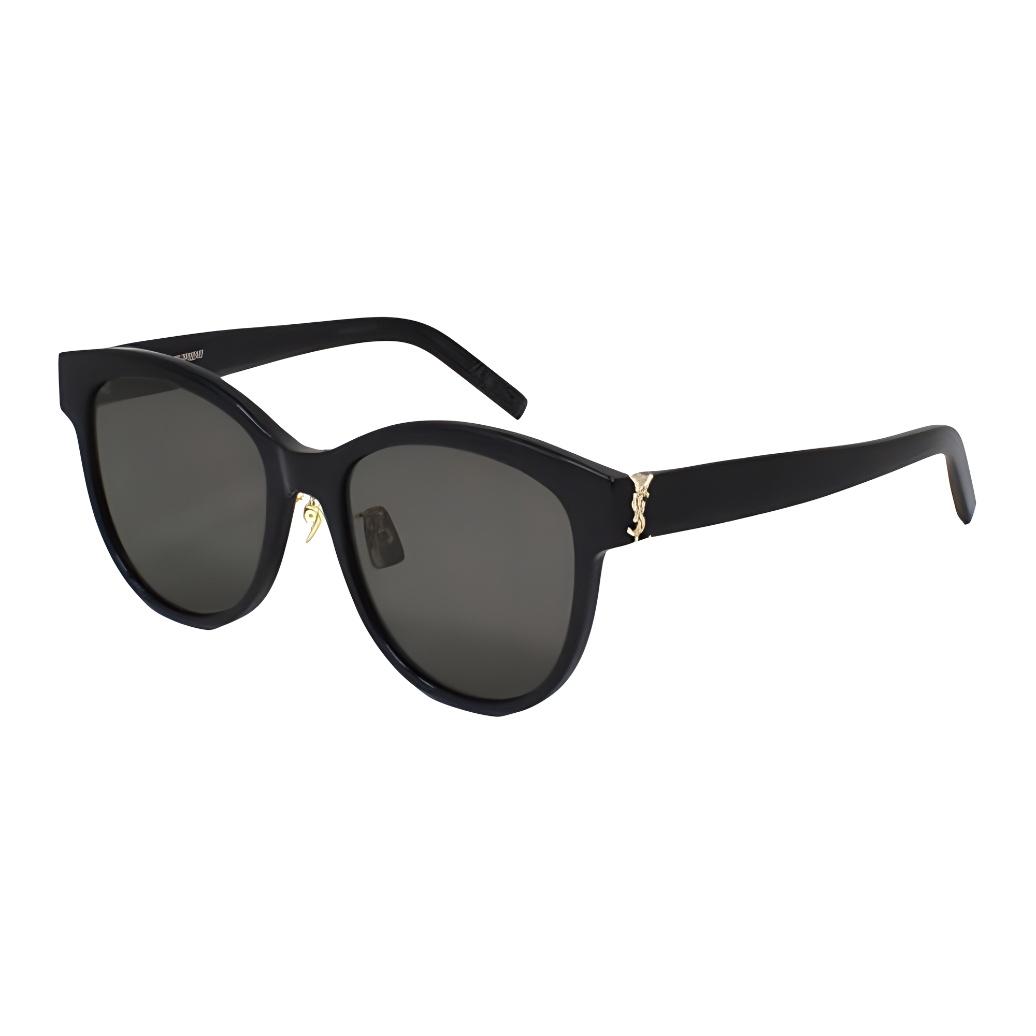 

Saint Laurent Logo Letter Decoration Irregular Shape Sunglasses Women sunglasses Black SLM107K-004 Basic Packaging-Eyeglass Case