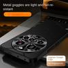 For Xiaomi 15 15Pro 15Ultra high-luxury vegan leather metal lens protection anti-drop and anti-fingerprint phone case